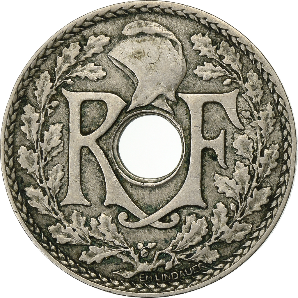 France, 25 Centimes, Lindauer, 1931, Paris, Copper-nickel, EF(40-45)