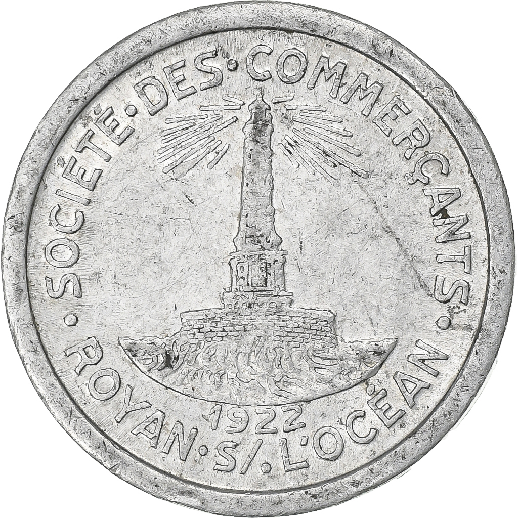 France, Société des commerçants de Royon sur l'océan, 5 Centimes, 1922