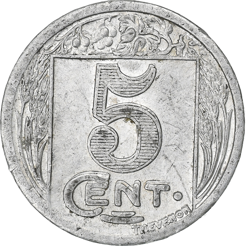 France, Société des commerçants de Royon sur l'océan, 5 Centimes, 1922