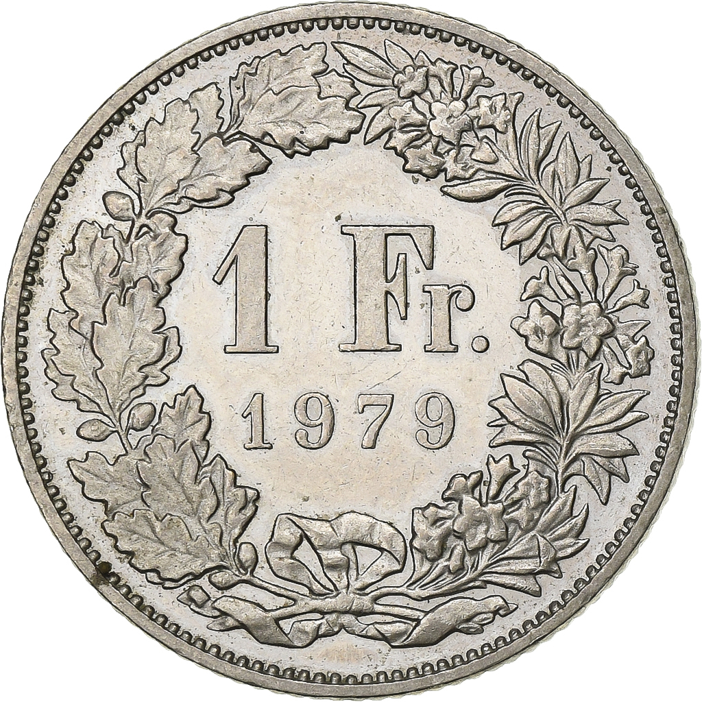Switzerland, Franc, 1979, Bern, Copper-nickel, , KM:24a.1