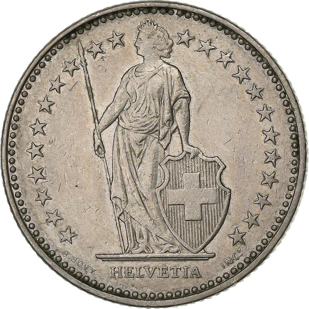 Switzerland, Franc, 1983, Bern, Copper-nickel, , KM:24a.3