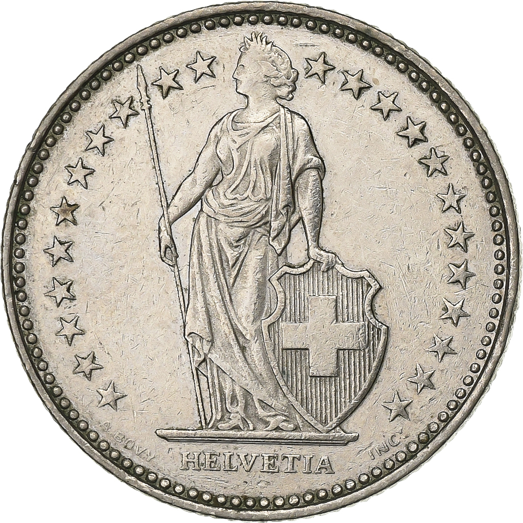 Switzerland, Franc, 1987, Bern, Copper-nickel, , KM:24a.3