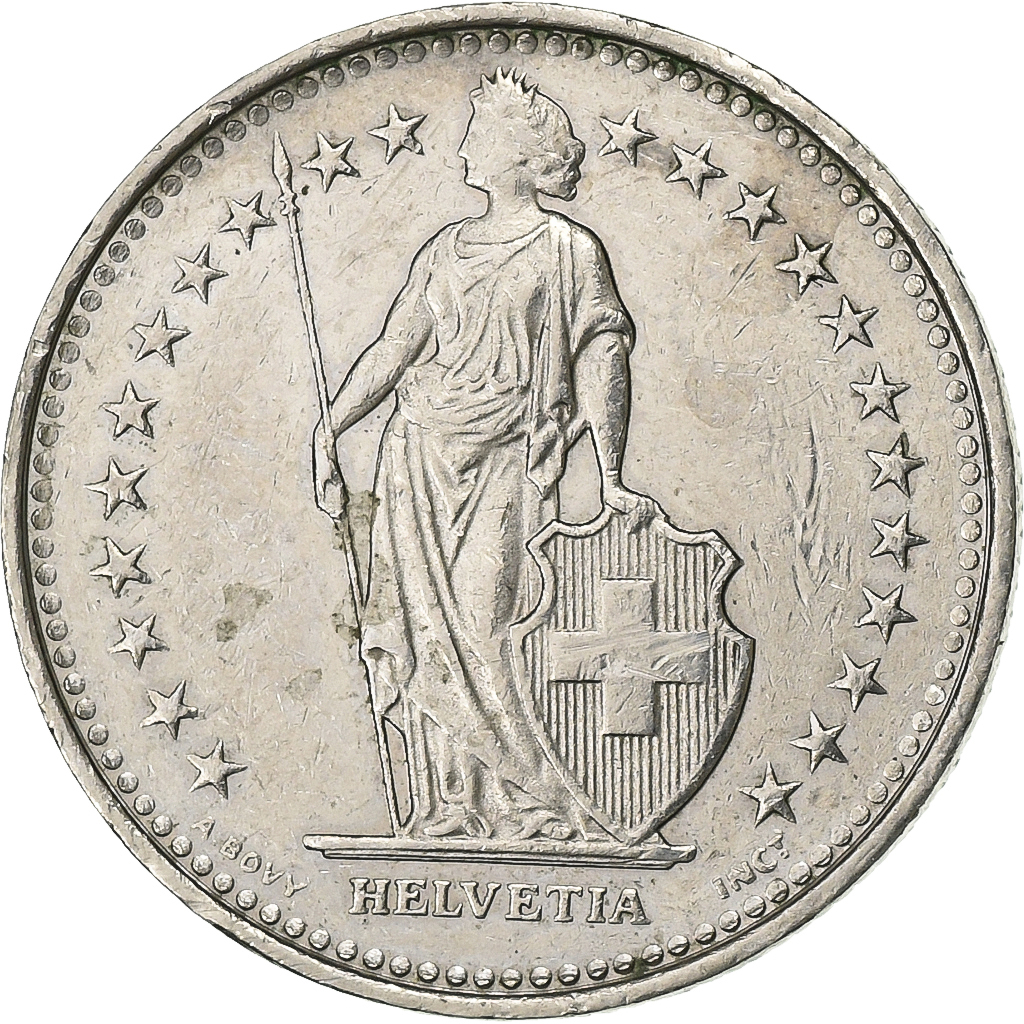 Switzerland, 1/2 Franc, 1991, Bern, Copper-nickel, , KM:23a.3