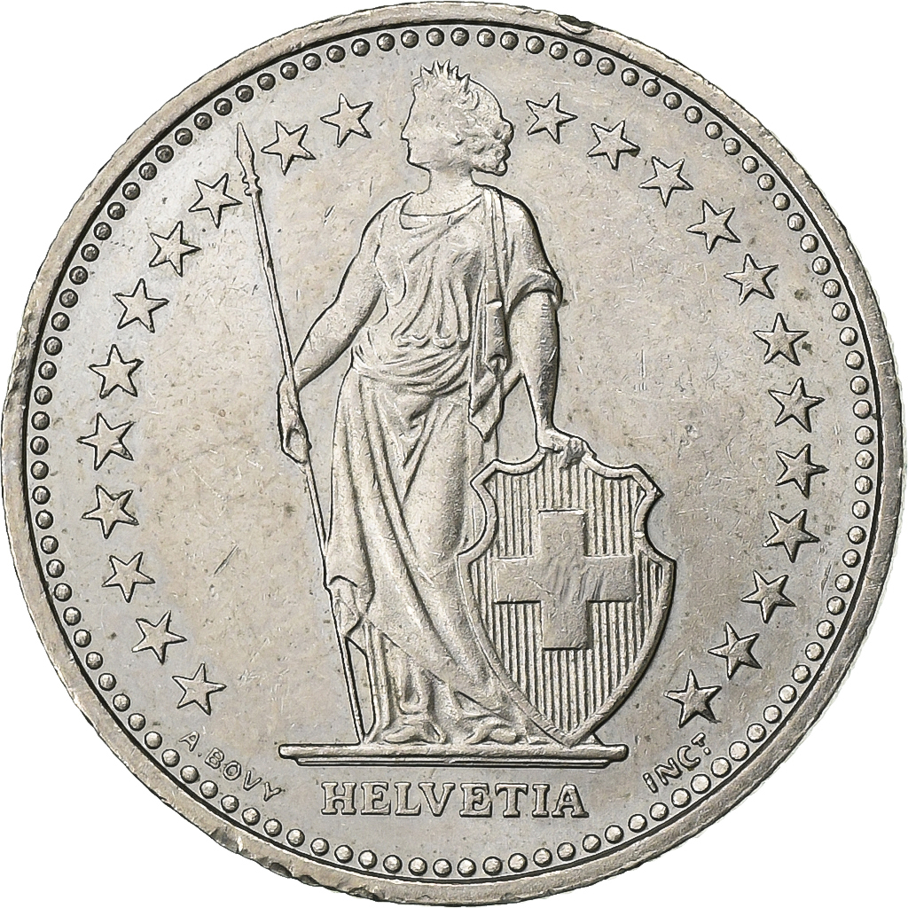 Switzerland, 1/2 Franc, 1995, Bern, Copper-nickel, , KM:23a.3