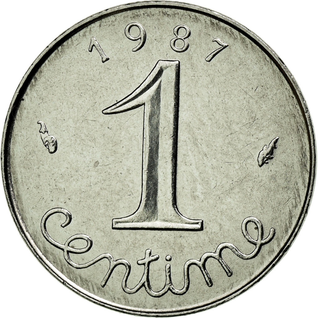 Coin, France, Épi, Centime, 1987, , Stainless Steel, Gadoury:91