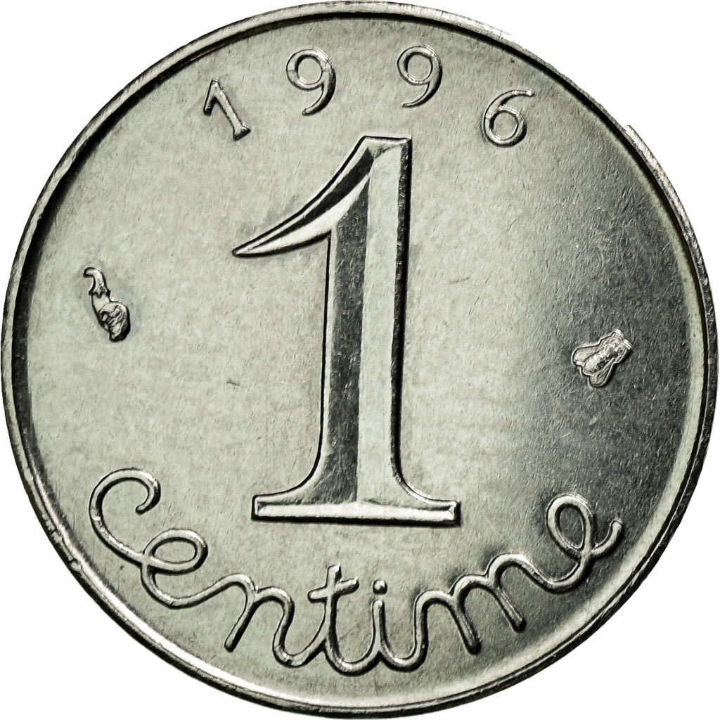 Coin, France, Épi, Centime, 1996, , Stainless Steel, Gadoury:91