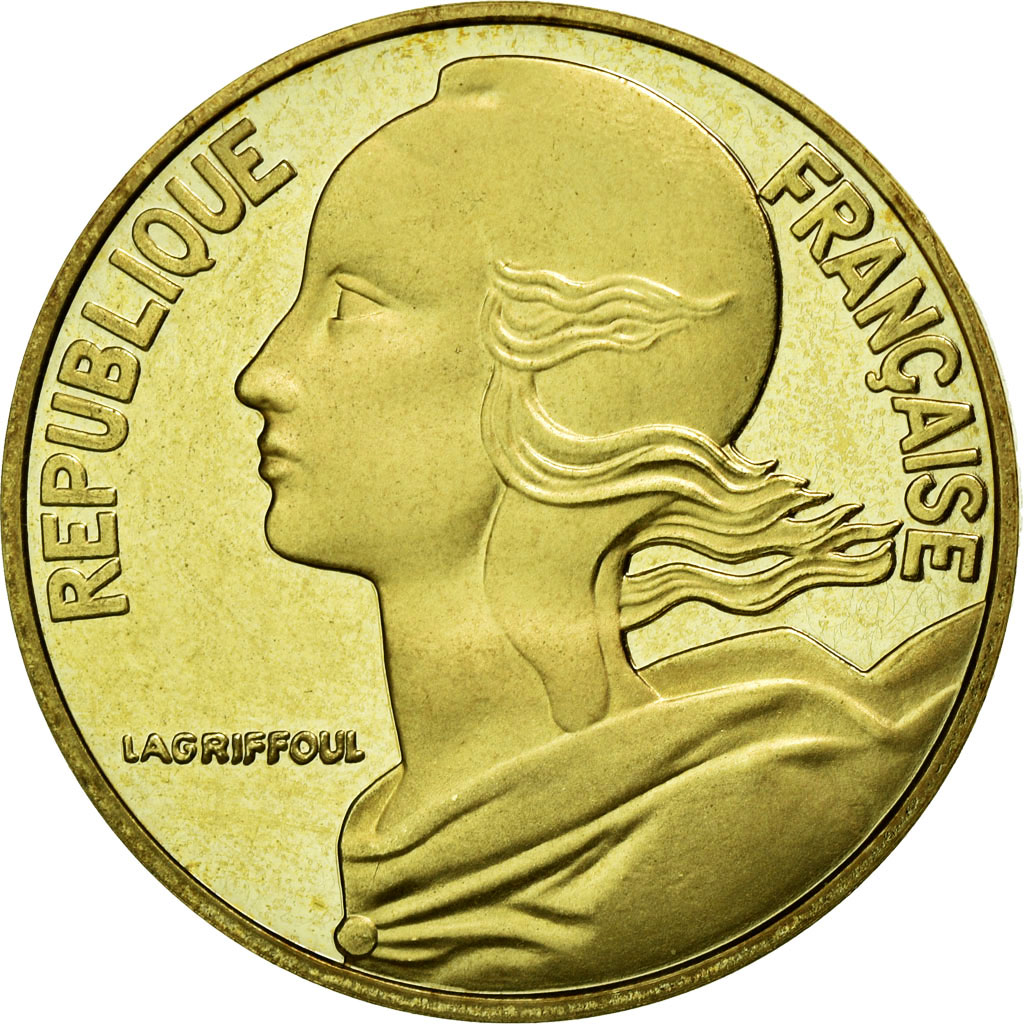 Coin, France, Marianne, 20 Centimes, 1996, Paris, , Aluminum-Bronze