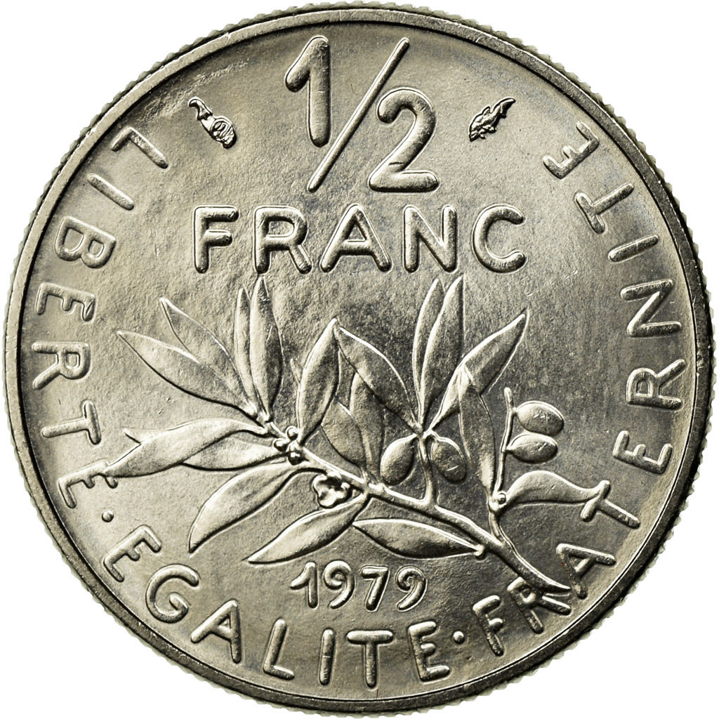 Coin, France, Semeuse, 1/2 Franc, 1979, , Nickel, Gadoury:429