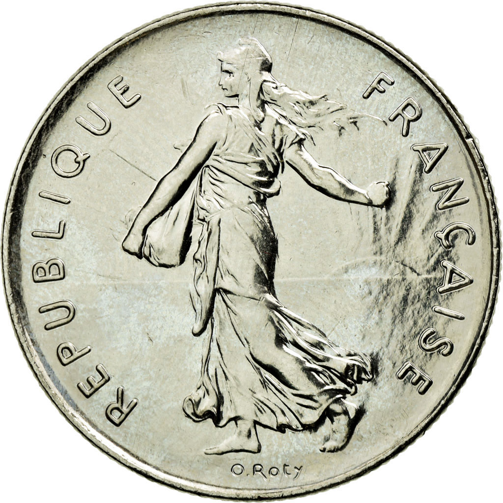 Coin, France, Semeuse, 5 Francs, 1999, , Nickel Clad Copper-Nickel