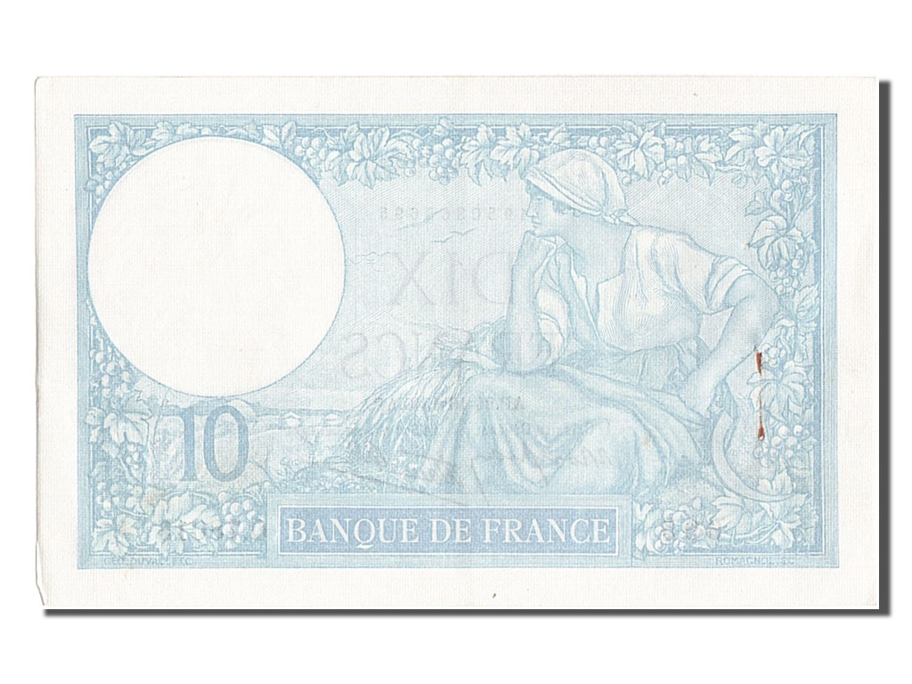 Banknote, France, 10 Francs, 10 F 1916-1942 ''Minerve'', 1940, 1940-10-24