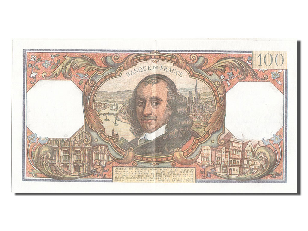 Banknote, France, 100 Francs, 100 F 1964-1979 ''Corneille'', 1969, 1969-04-03