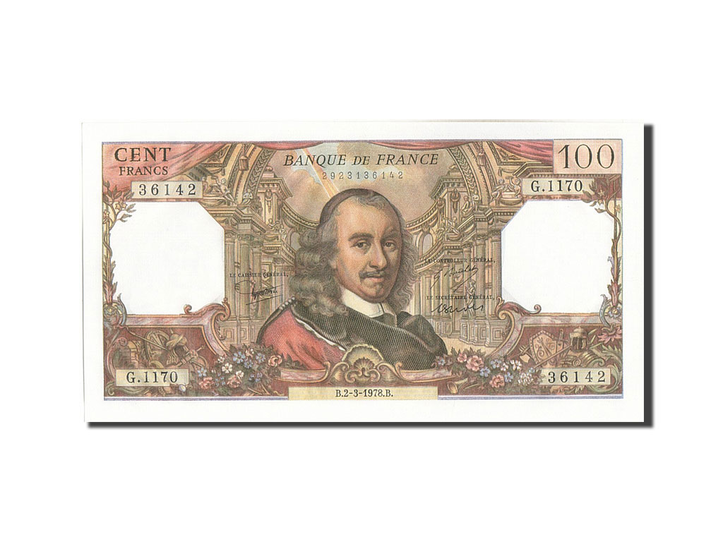 Banknote, France, 100 Francs, 100 F 1964-1979 ''Corneille'', 1978, 1978-03-02