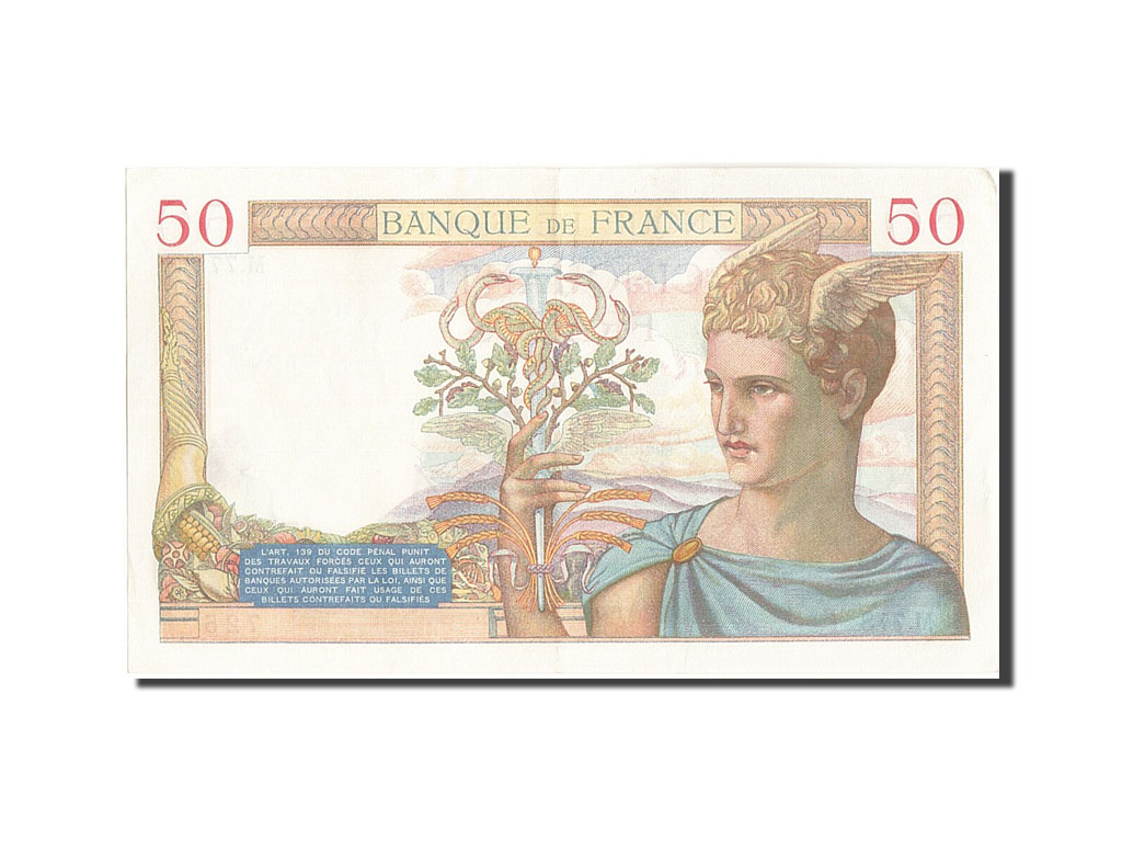 Banknote, France, 50 Francs, 50 F 1934-1940 ''Cérès'', 1935, 1935-02-28