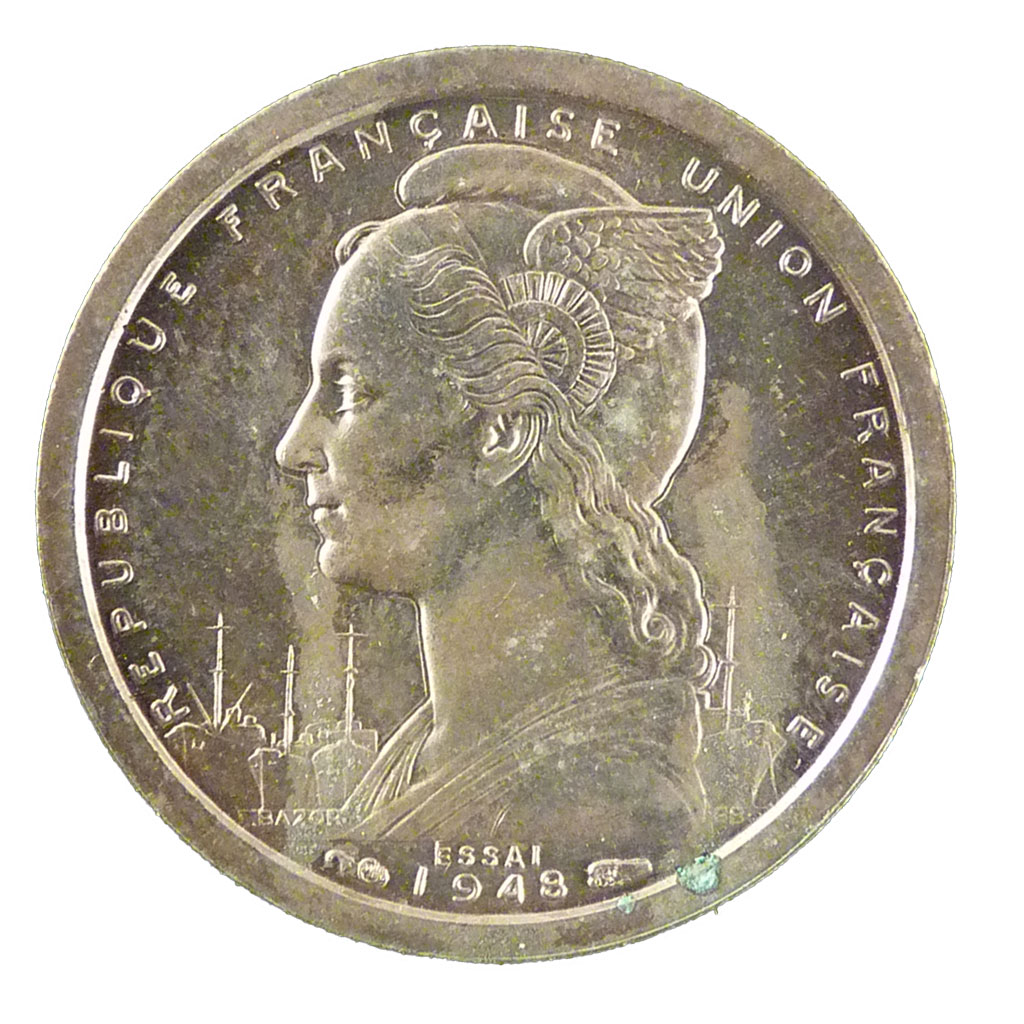 Coin, French Equatorial Africa, Franc, 1948, Paris, , Copper-nickel