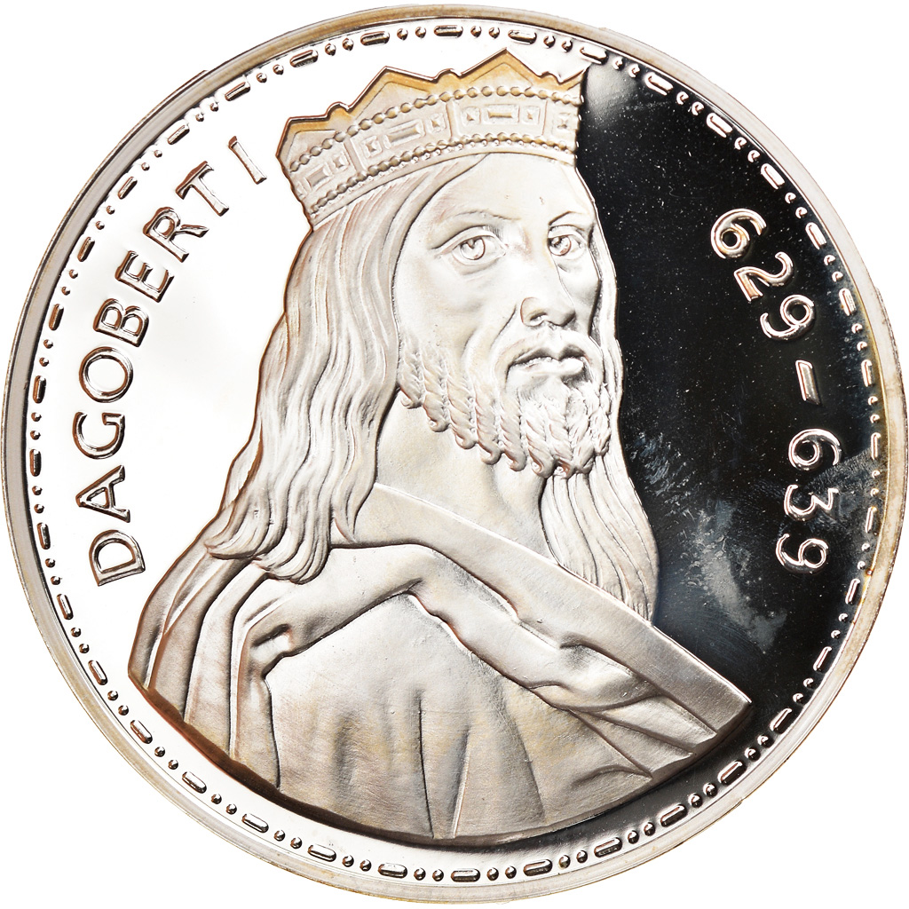 France, Medal, Dagobert I 629-639, , Silver