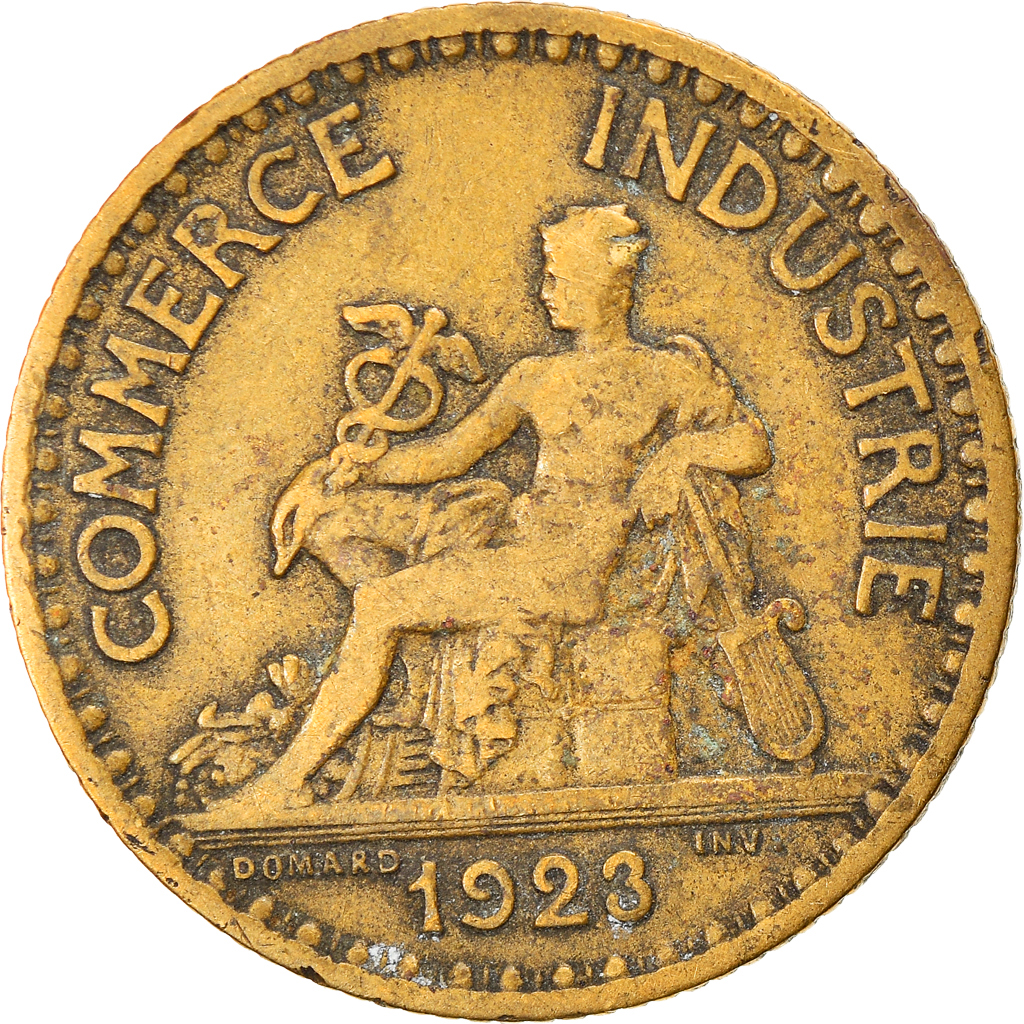 Coin, France, Chambre de commerce, Franc, 1923, Paris, 