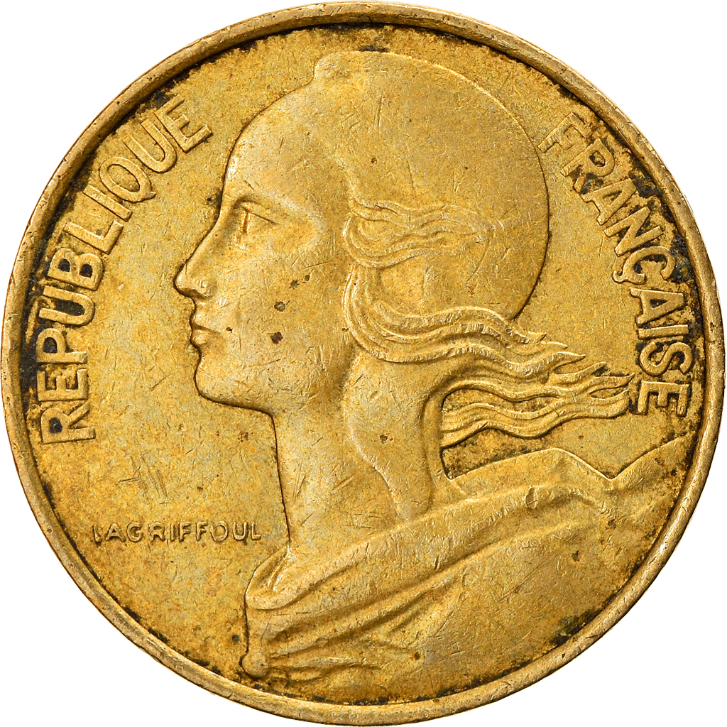 Coin, France, Marianne, 10 Centimes, 1976, Paris, , Aluminum-Bronze