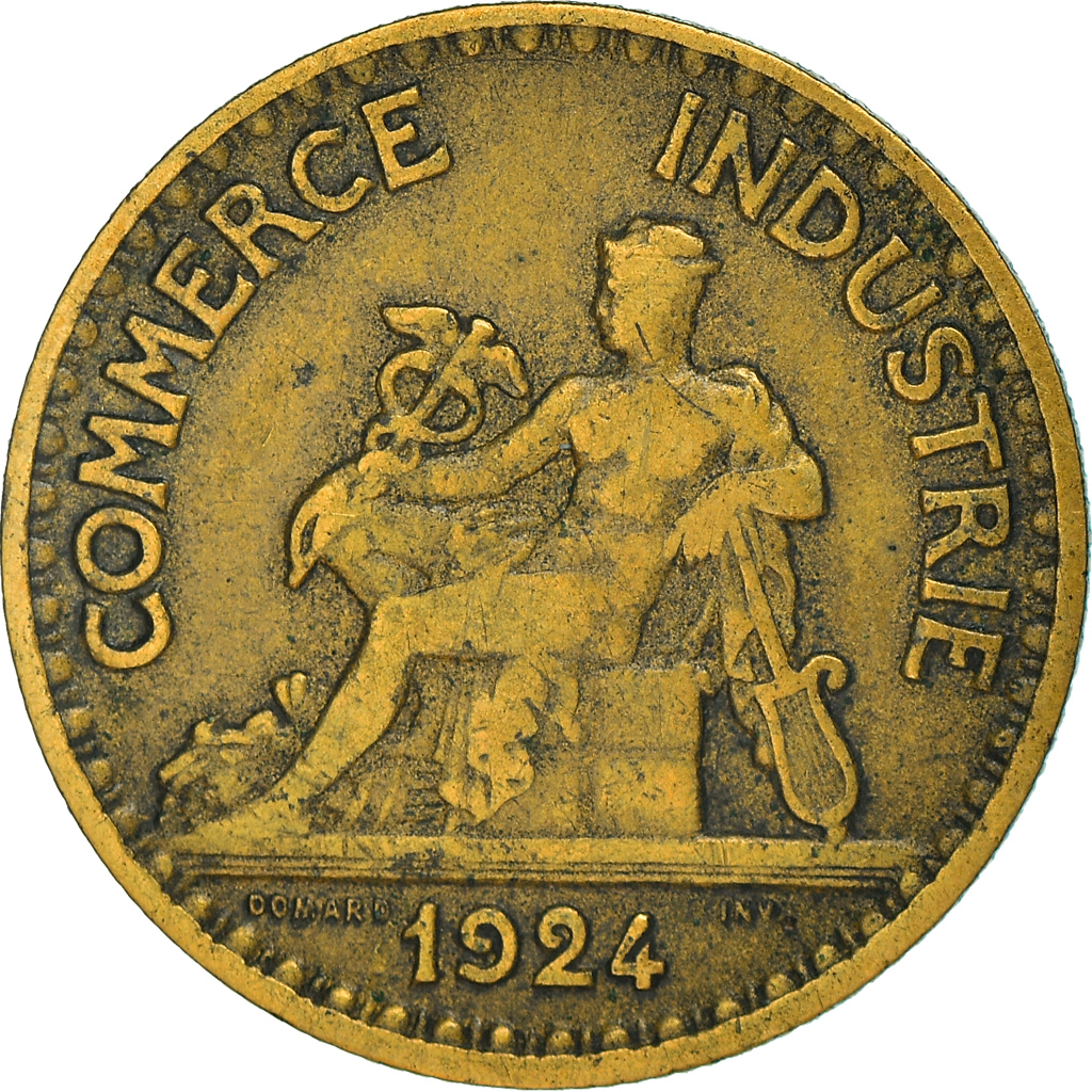 Coin, France, Chambre de commerce, 50 Centimes, 1924, 