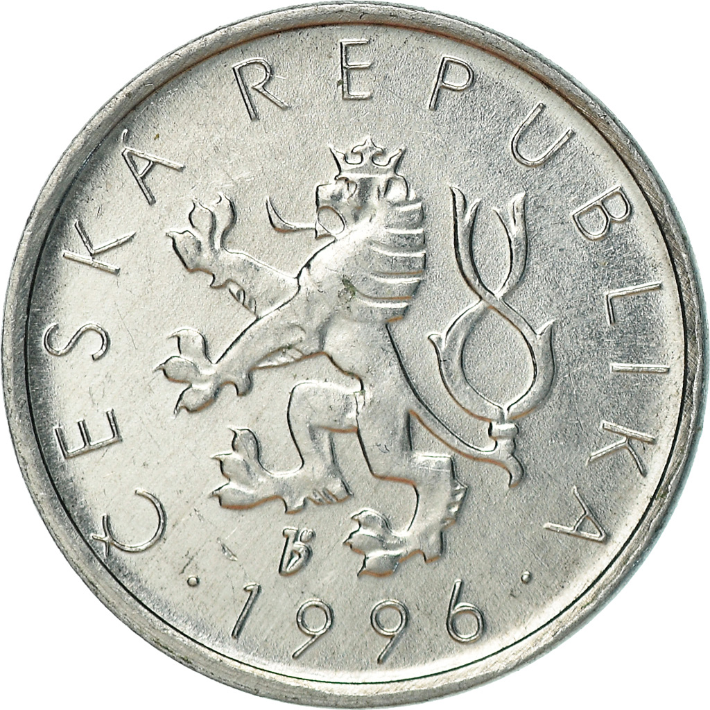 Coin, Czech Republic, 10 Haleru, 1996, , Aluminum, KM:6