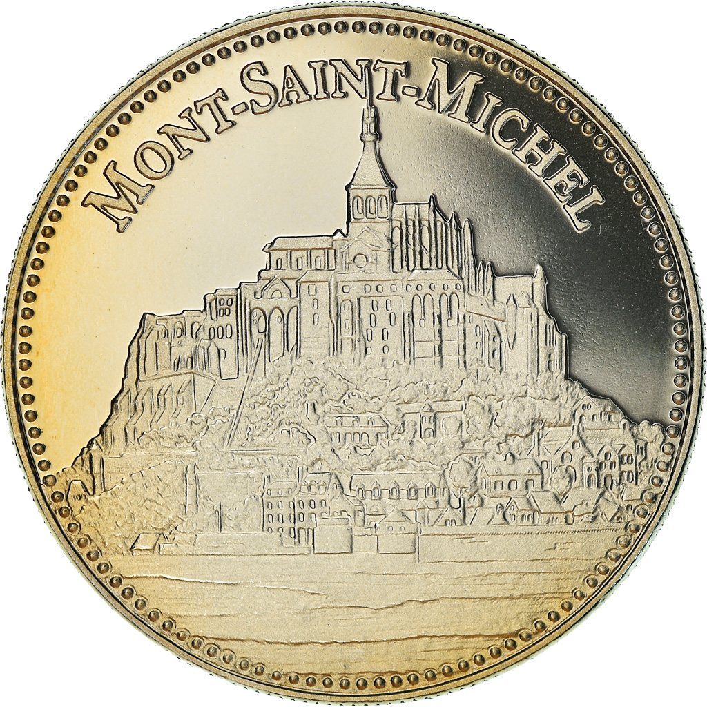 France, Medal, Mont Saint-Michel, , Cupro-nickel