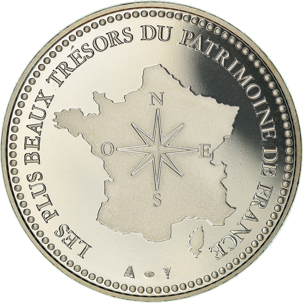 France, Medal, Mont Saint-Michel, , Cupro-nickel