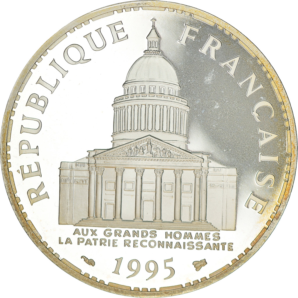 Coin, France, Panthéon, 100 Francs, 1995, Paris, Proof / BE, , Silver