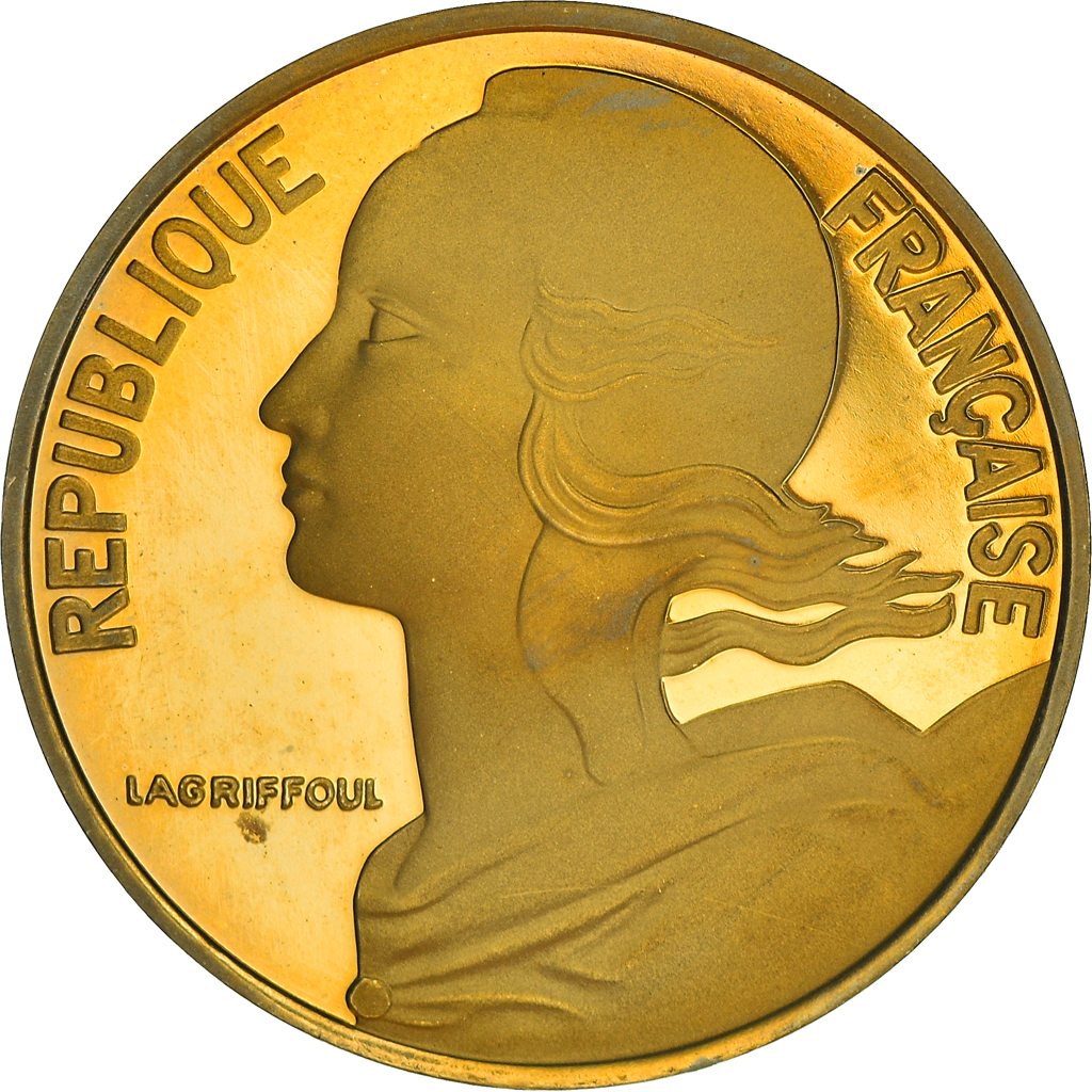 Moneda, Francia, Marianne, 20 Centimes, 1999, Paris, Proof / BE, FDC, Aluminio -