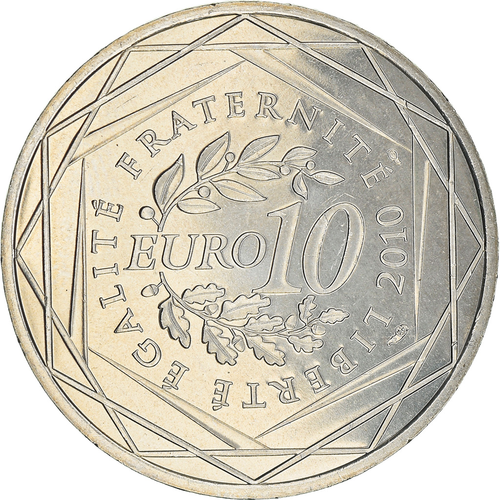 Frankreich, 10 Euro, Limousin, 2010, Paris, UNZ+, Silber, KM:1660