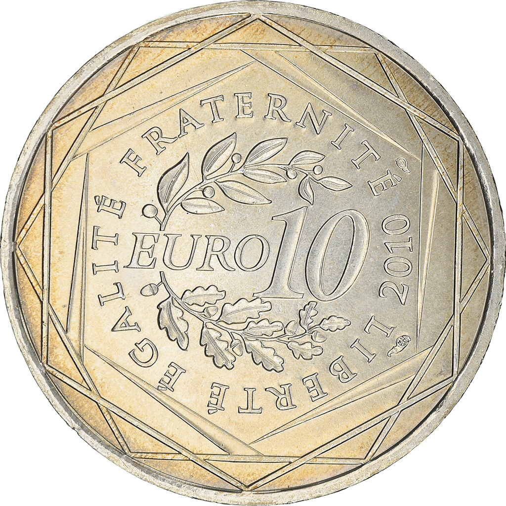 France, 10 Euro, Ile de France, 2010, Paris, , Silver, KM:1657