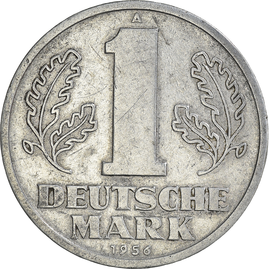 Coin, GERMAN-DEMOCRATIC REPUBLIC, Mark, 1956, Berlin, , Aluminum, KM:13