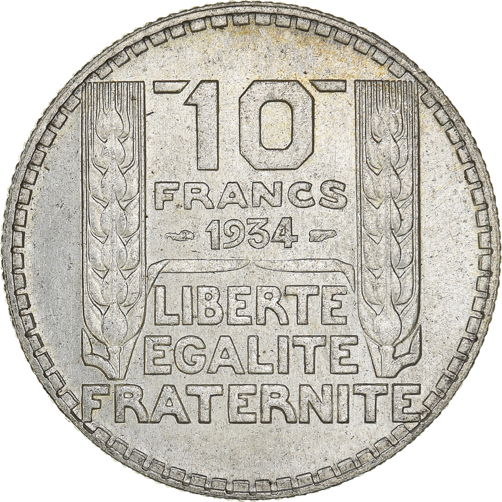 Coin, France, Turin, 10 Francs, 1934, Paris, , Silver, KM:878