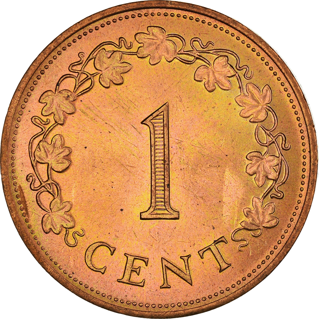 Coin, Malta, Cent, 1977, British Royal Mint, , Bronze, KM:8
