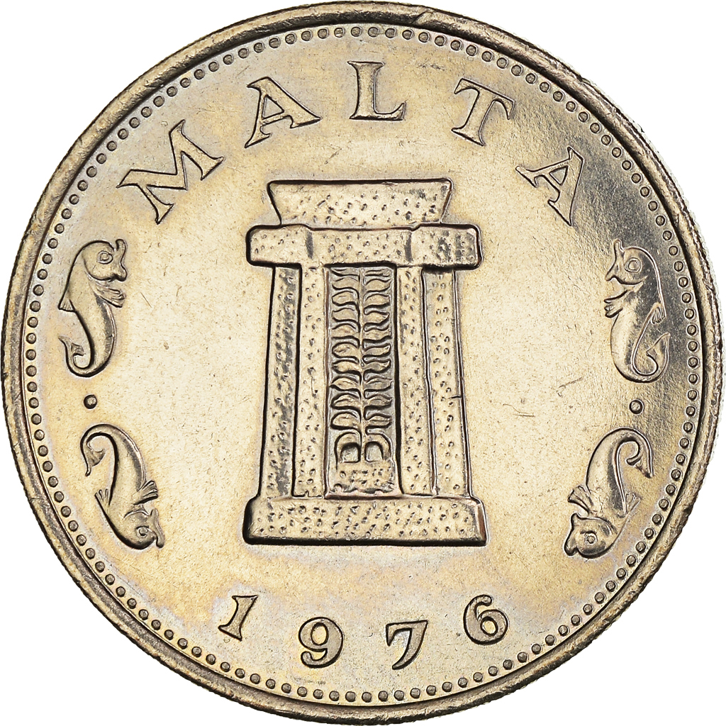 Coin, Malta, 5 Cents, 1976, British Royal Mint, , Copper-nickel, KM:10