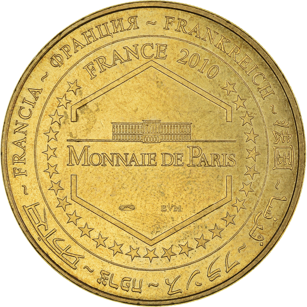 France, Token, 12/ Viaduc de Millau, 2010, MDP, , Copper-nickel