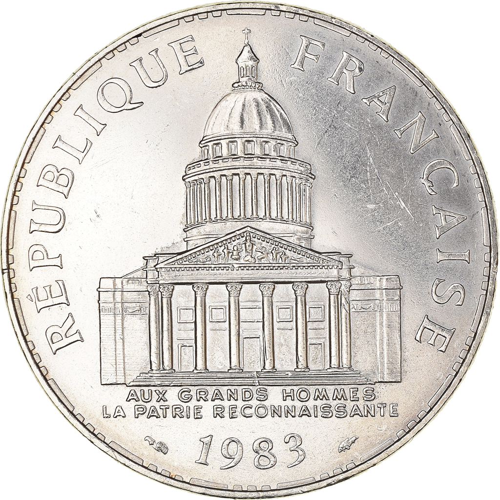 Coin, France, Panthéon, 100 Francs, 1983, Paris, , Silver, KM:951.1