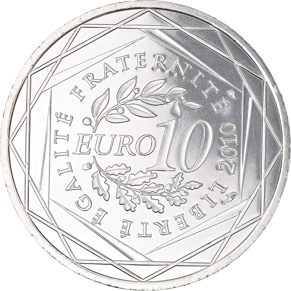 France, 10 Euro, Lorraine, 2010, , Silver