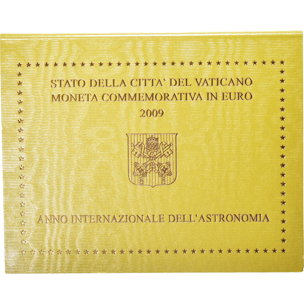 Vatican, 2 Euro, 2009, Année internationale de l'Astronomie, FDC