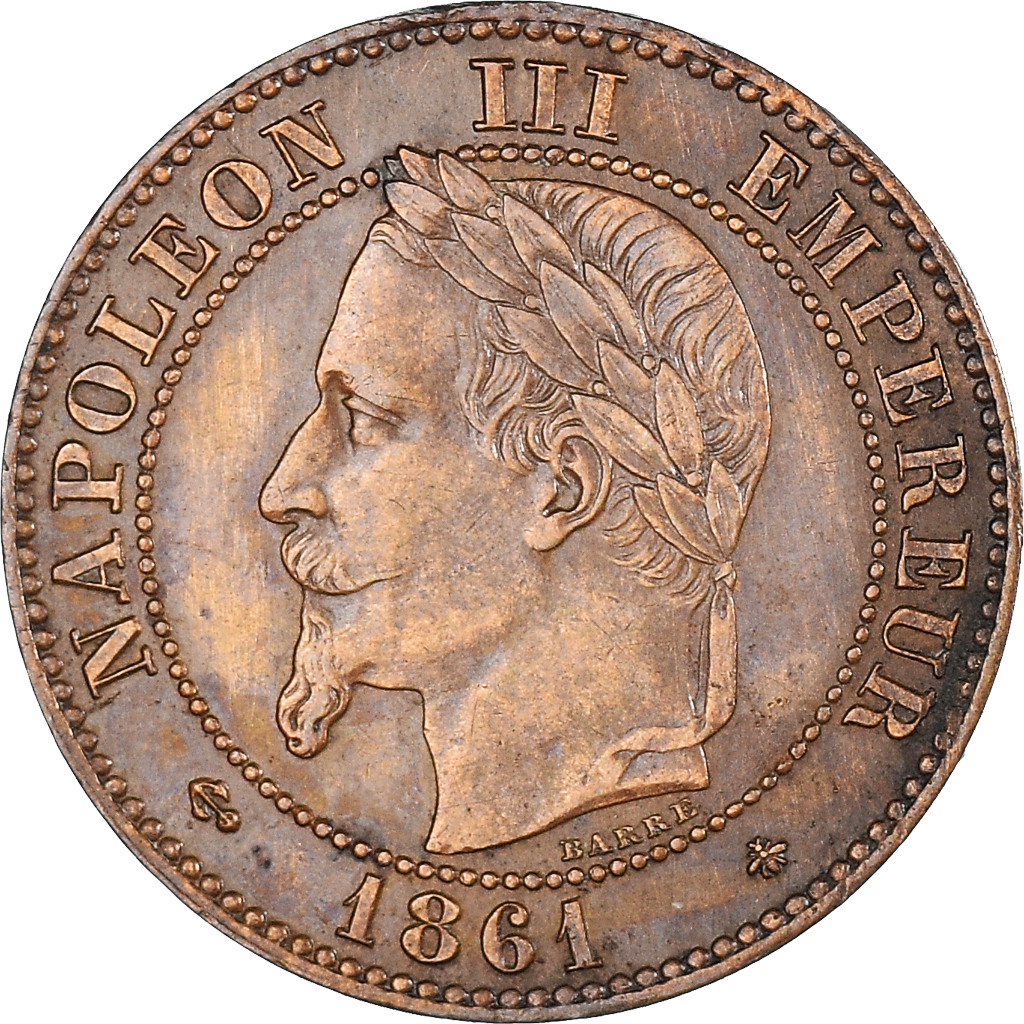 Coin, France, Napoleon III, Napoléon III, 2 Centimes, 1862, Bordeaux