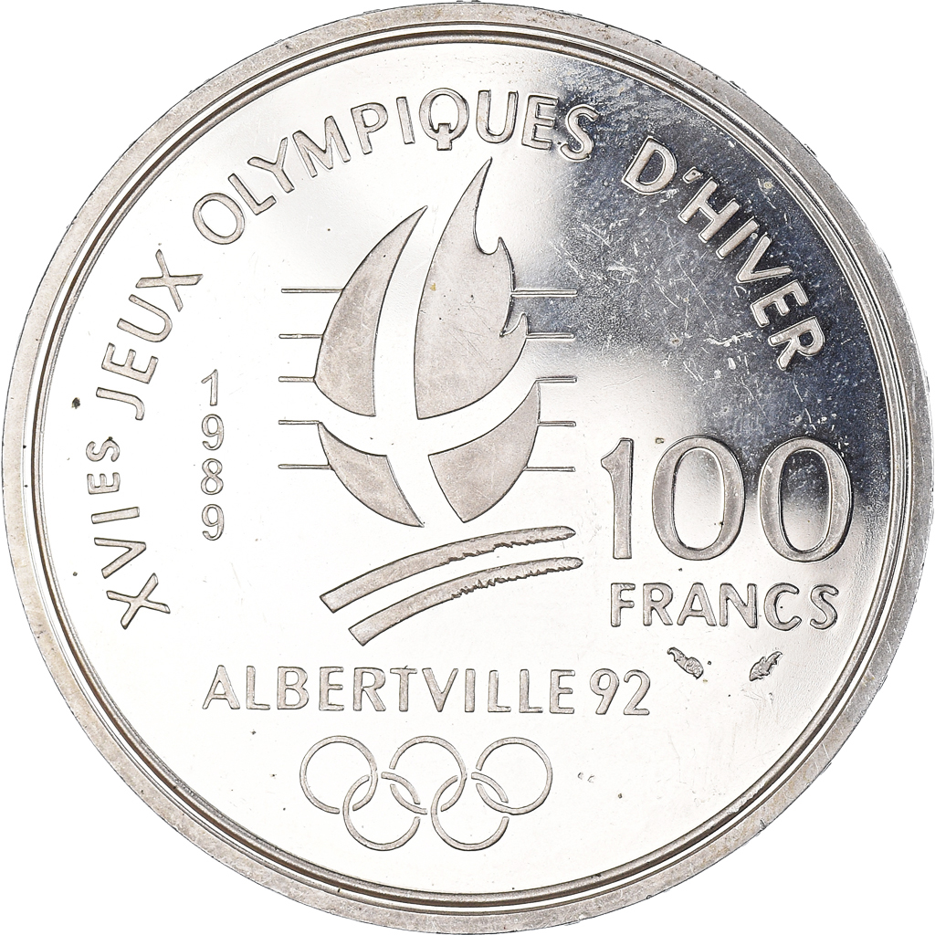 Coin, France, 100 Francs, 1989, Proof, , Silver, KM:972, Gadoury:C3