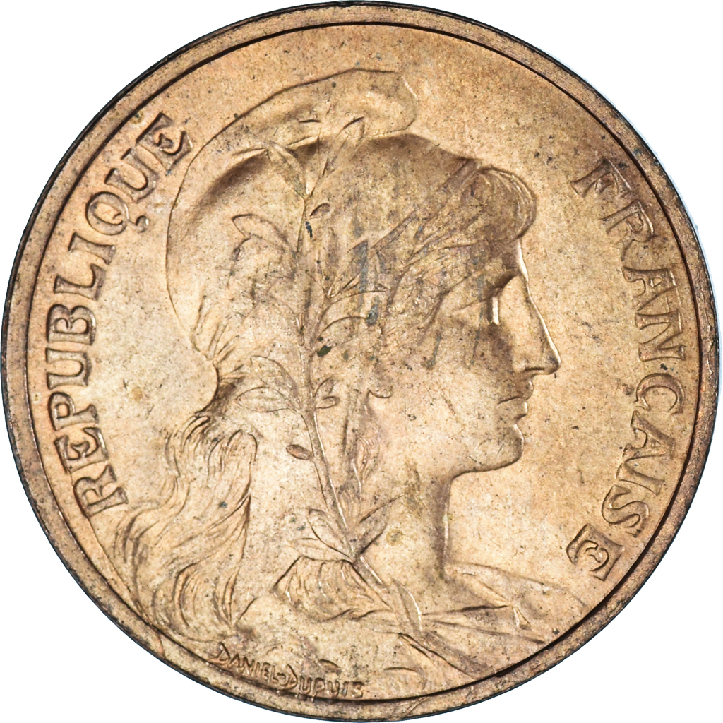 Coin, France, Dupuis, 5 Centimes, 1916, Paris, , Bronze, KM:842, Le