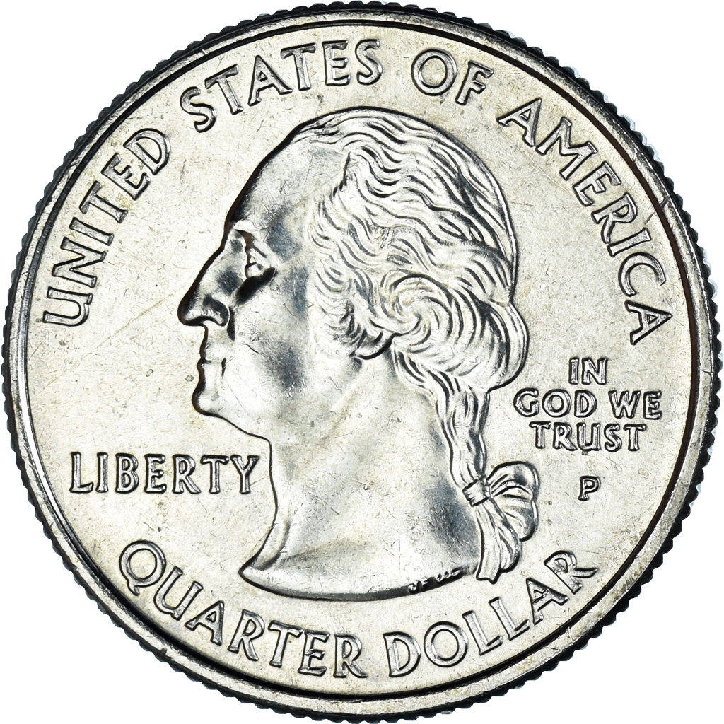 Coin, United States, Quarter, 2007, U.S. Mint, Philadelphia, Montana 1889