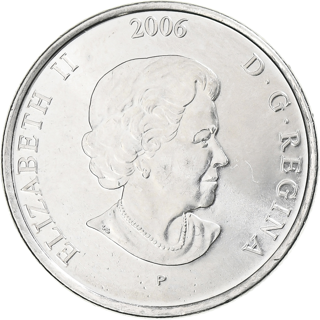 224356] Coin, Canada, Elizabeth II, 25 Cents, 2006, Royal Canadian