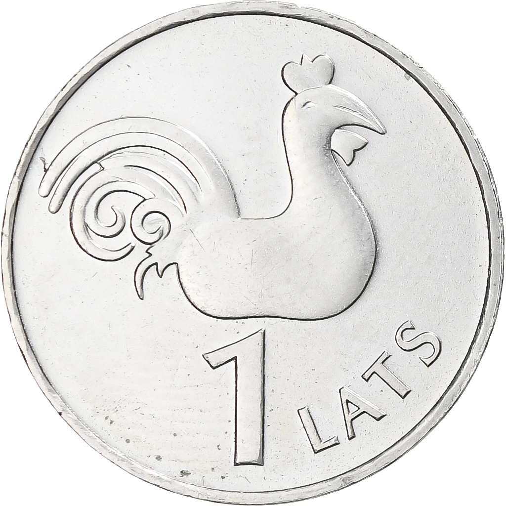 Coin, Latvia, Lats, 2005, British Royal Mint, MS(63), Copper-nickel, KM:65