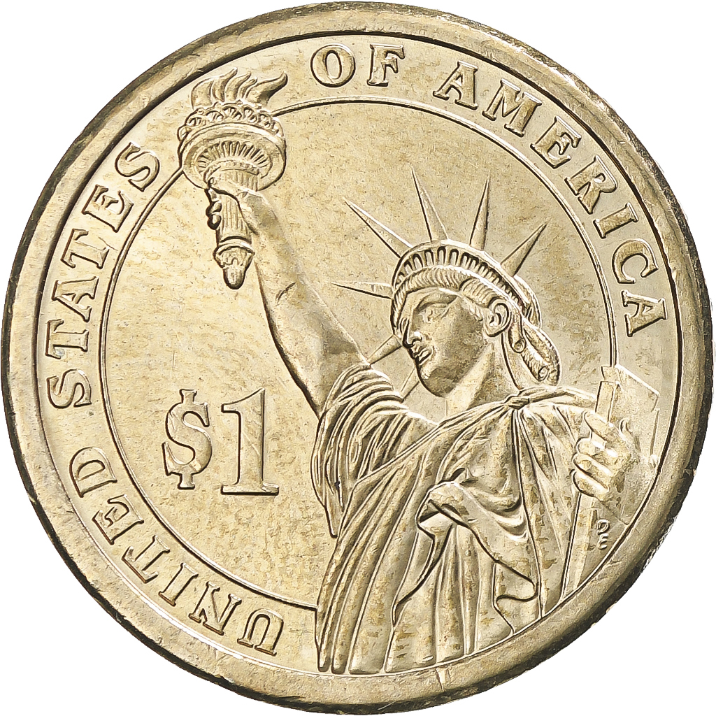 Coin, United States, Dollar, 2008, U.S. Mint, Philadelphia, 