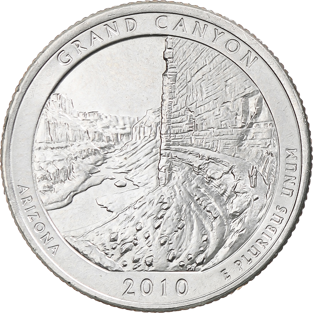 United States, Quarter, 2010, U.S. Mint, Copper-Nickel Clad Copper, 