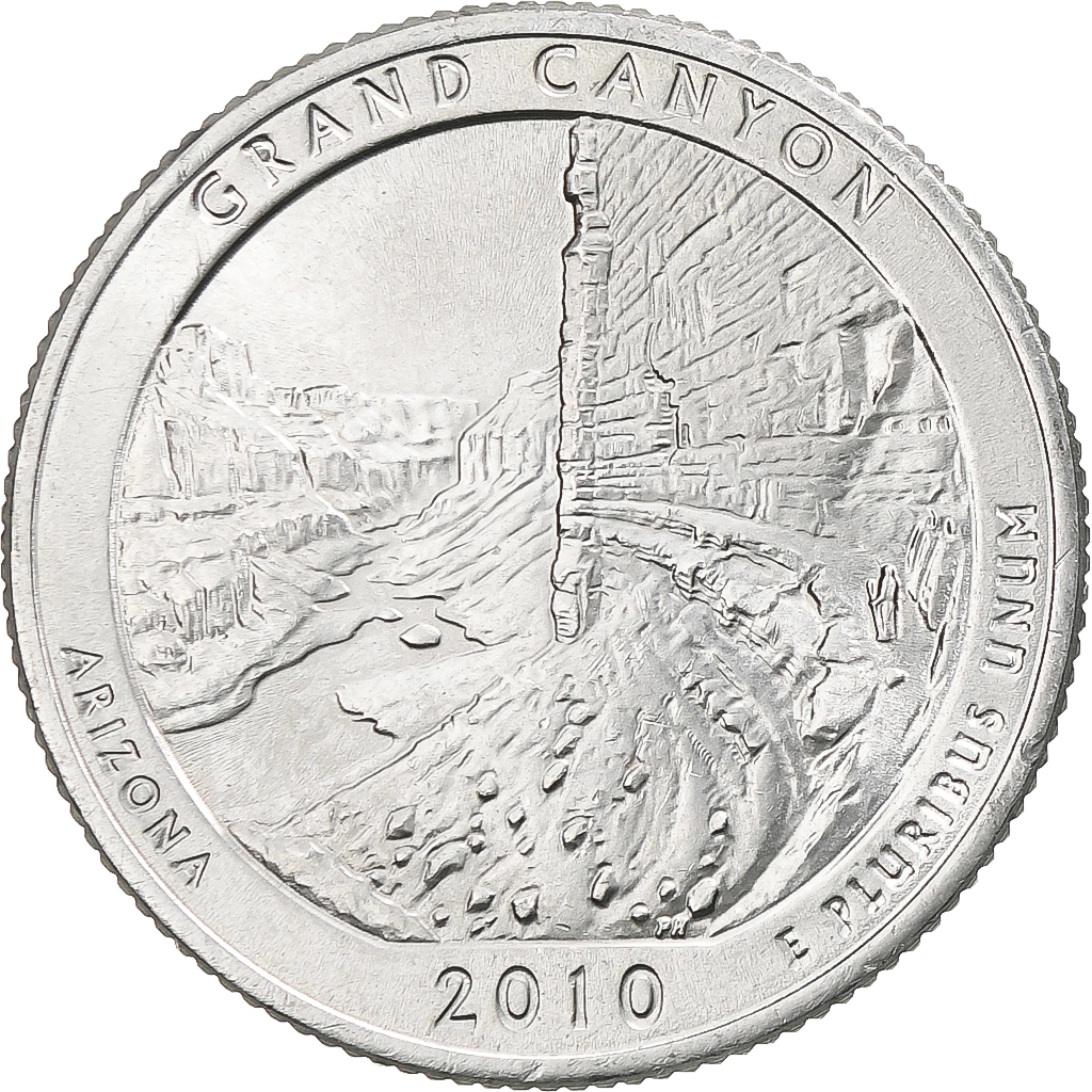 United States, Quarter, 2010, U.S. Mint, Copper-Nickel Clad Copper, 