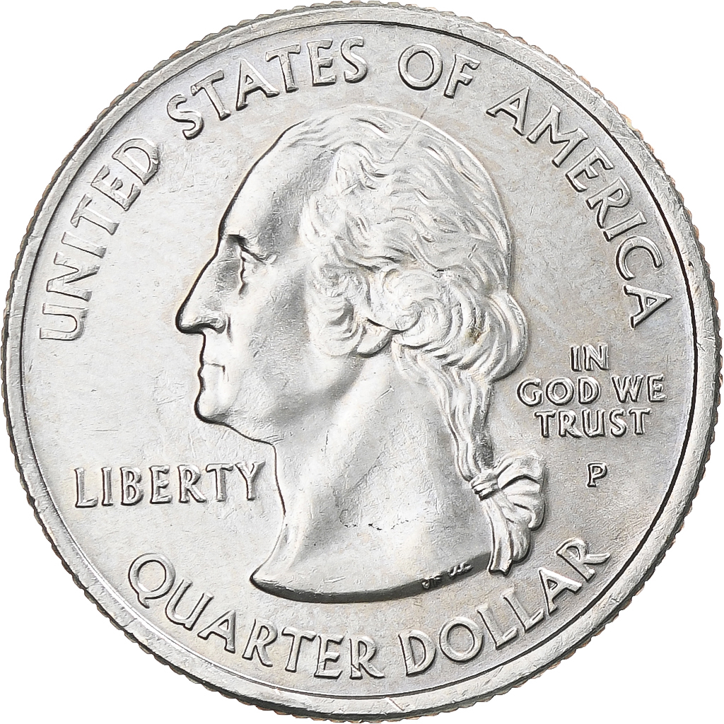 United States, Quarter, 2007, U.S. Mint, Copper-Nickel Clad Copper, 