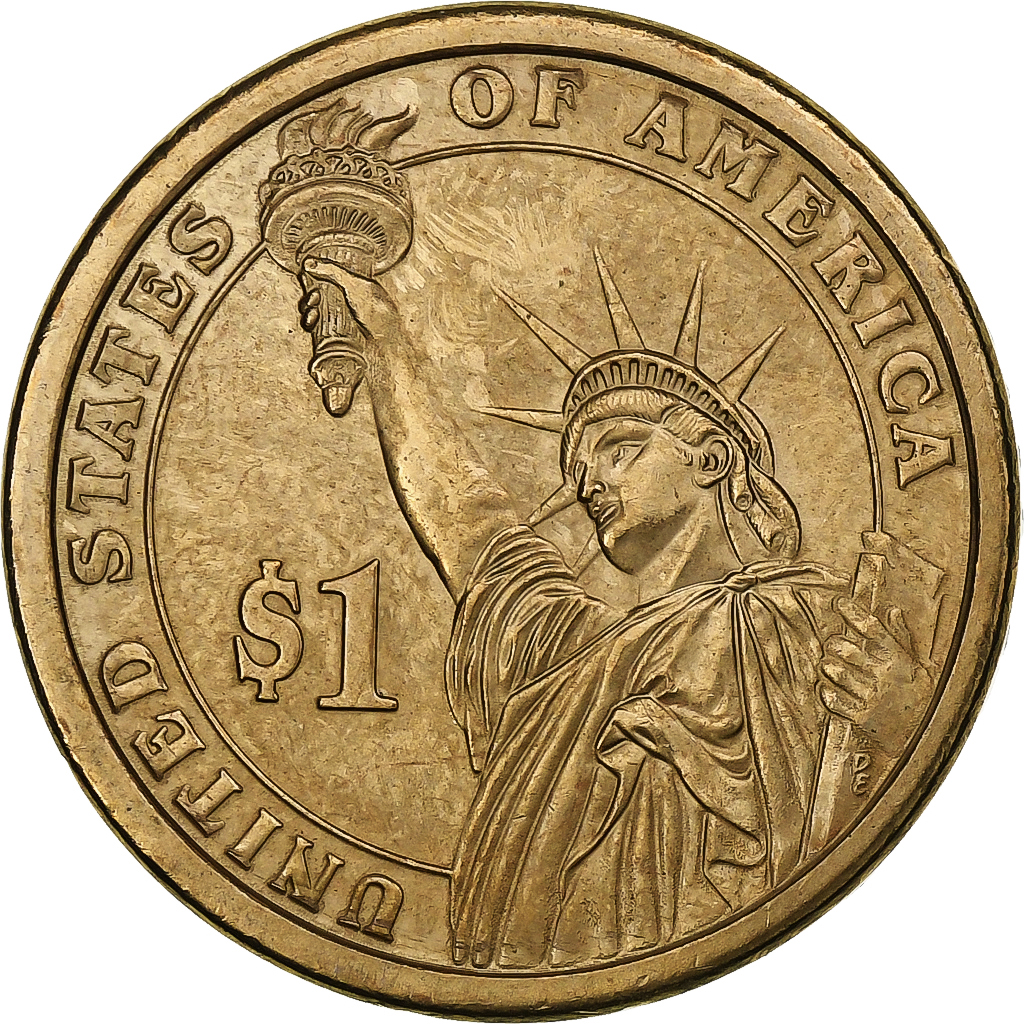 United States, Dollar, 2007, U.S. Mint, Copper-Zinc-Manganese-Nickel Clad