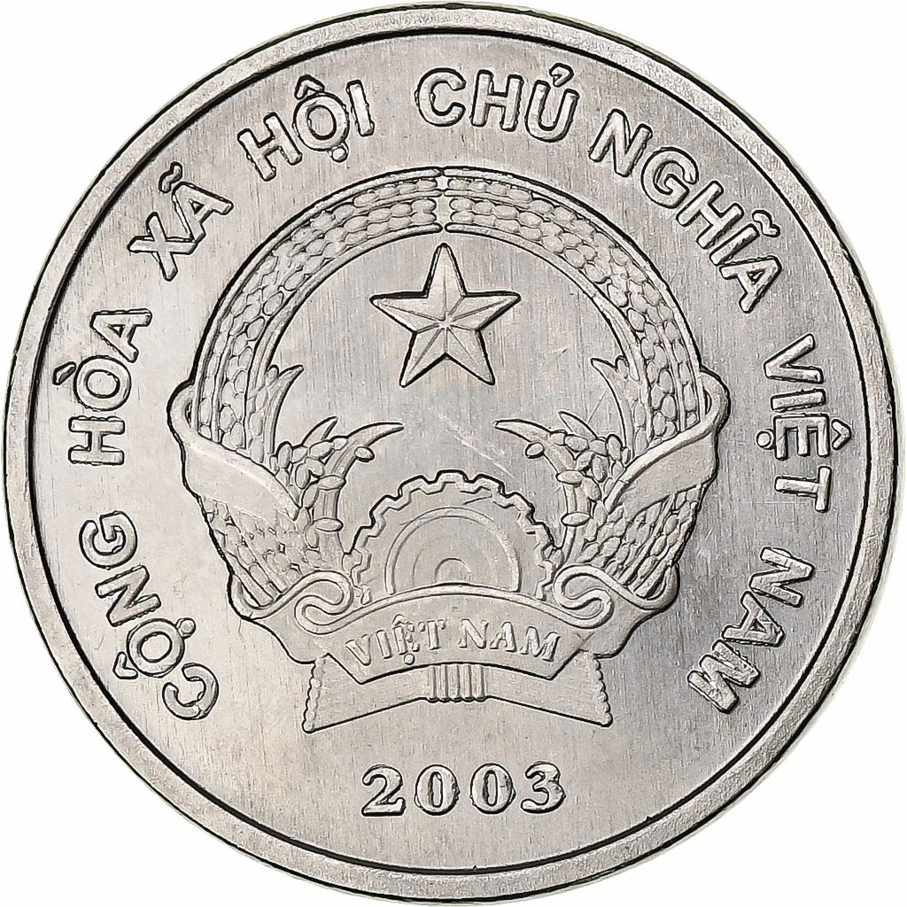 Vietnam, SOCIALIST REPUBLIC, 200 Dông, 2003, Vantaa, Nickel Clad Steel