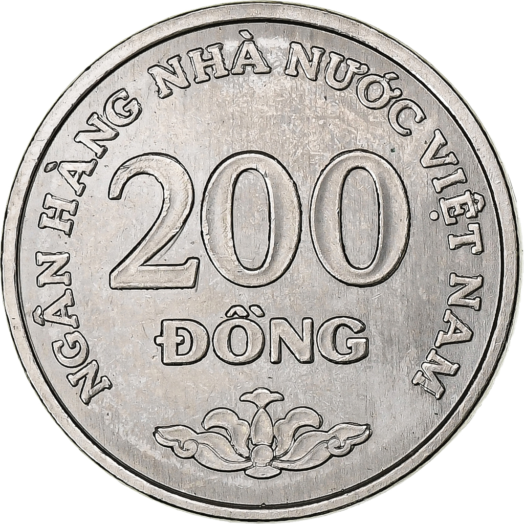 Vietnam, SOCIALIST REPUBLIC, 200 Dông, 2003, Vantaa, Nickel Clad Steel